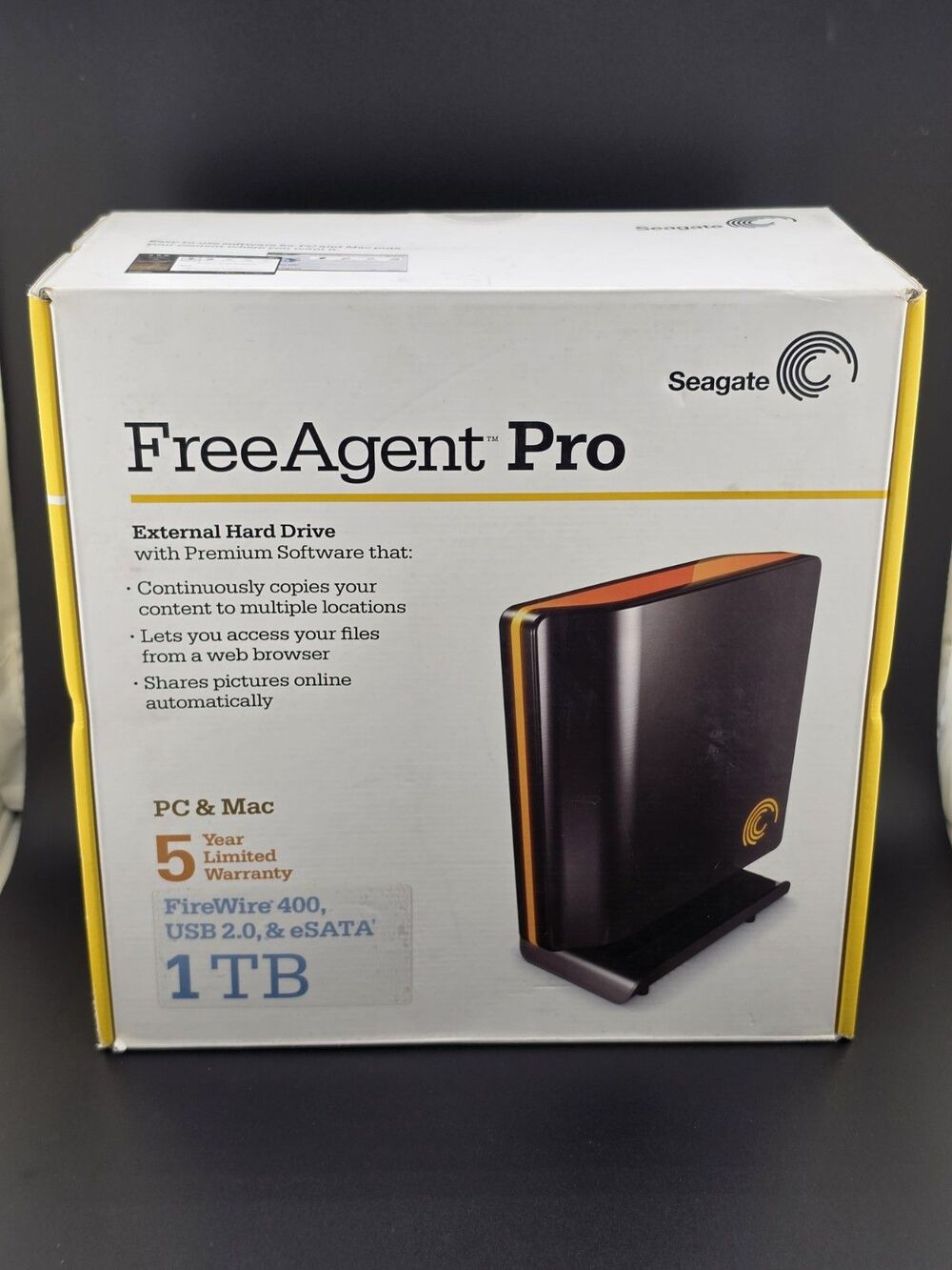 SEAGATE FreeAgent Pro 1TB External Hard Drive - Open Box